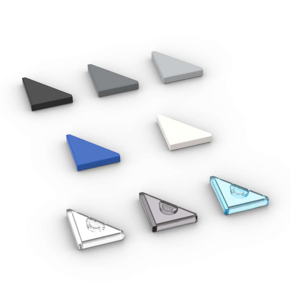 Board Game Ww2 - MOC 10PCS 35787 Triangular Light Panel