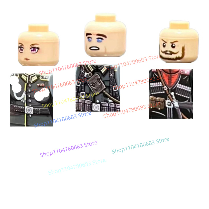 Board Game Ww2 - New MOC Minifigure Military Sergeants, Generals