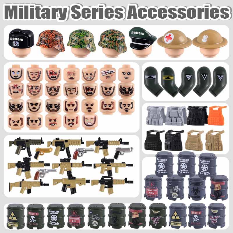 Board Game Ww2 - MOC Military Series Soldier Figures Accessories