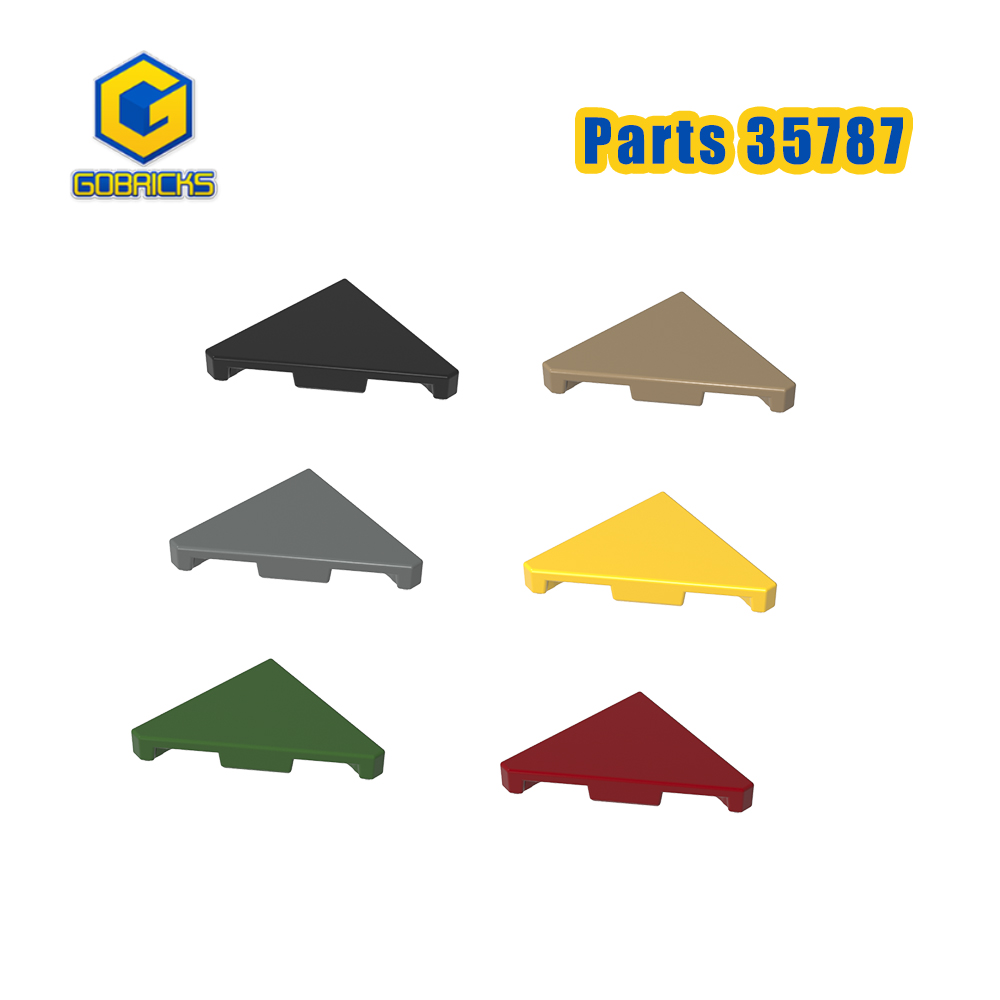 Board Game Ww2 - Gobricks 50pcs 35787 Bricks Tile 45°