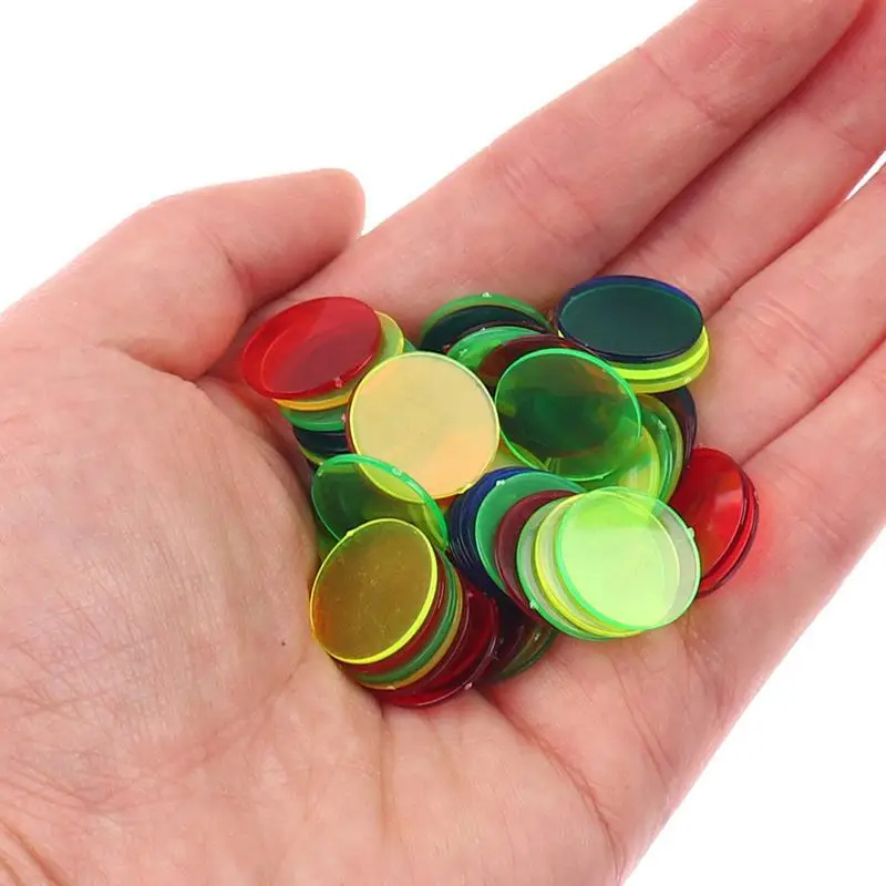 50/100/200pcs 19mm Plastic Chi - Board Game Verdant review and price