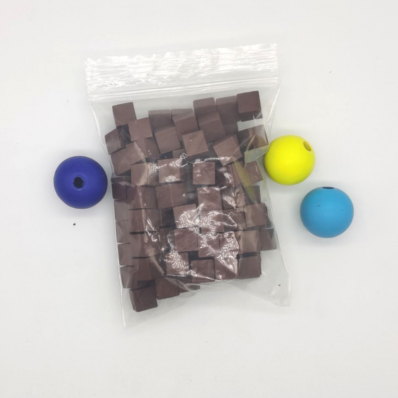 100Pcs/lots 10mm Wood Cubes Co - Board Game Verdant review and price