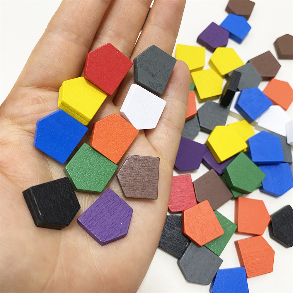 50 pieces 16*16MM Colorful Woo - Board Game Verdant review and price