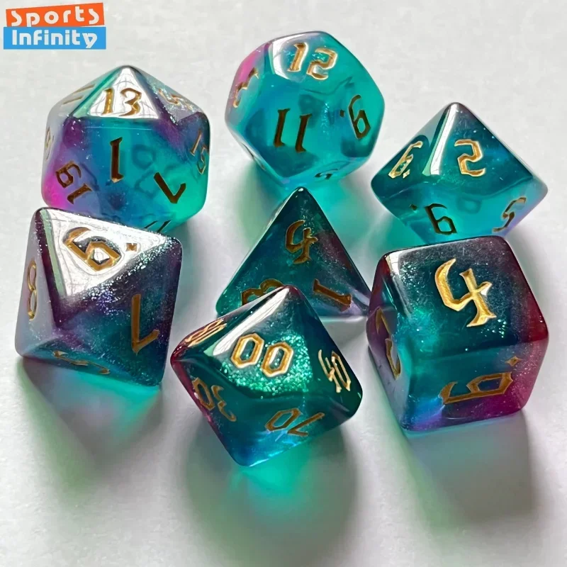 7 Pcs of New Double Colors Dic - Board Game Font review and price