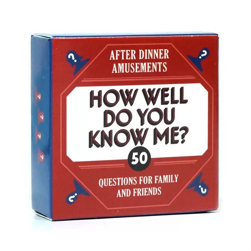 How Well Do You Know Me? 50 Qu - Board Game Question review and price