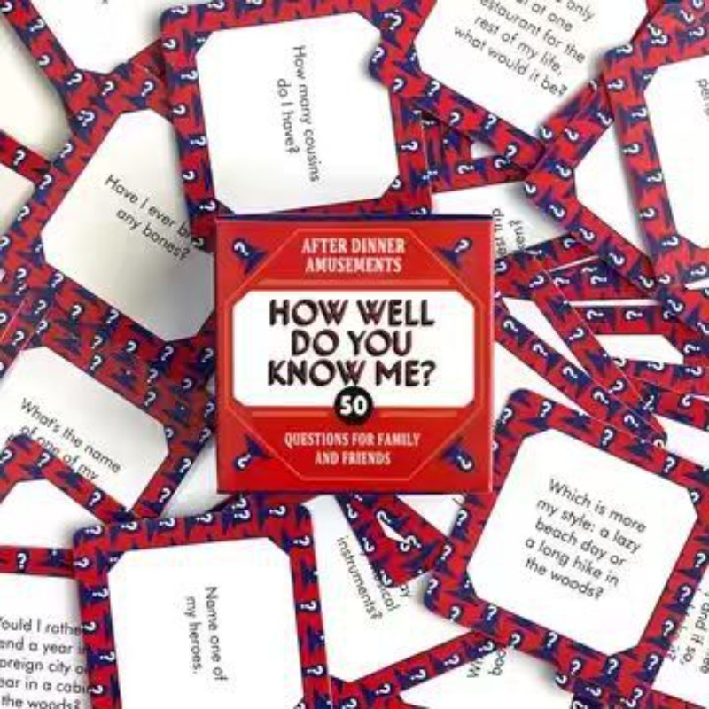 How Well Do You Know Me? 50 Qu - Board Game Question review and price