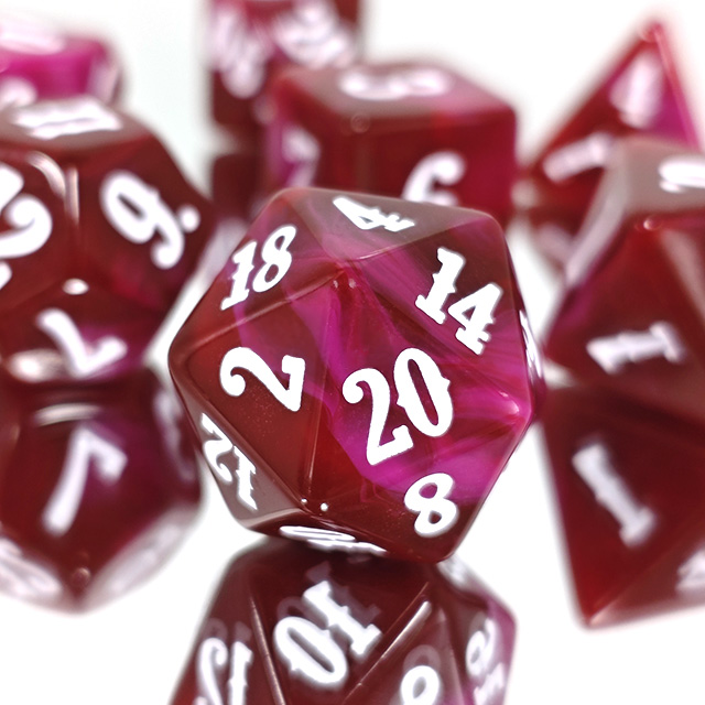 7Pcs Acrylic Polyhedral Dice W - Board Game Font review and price