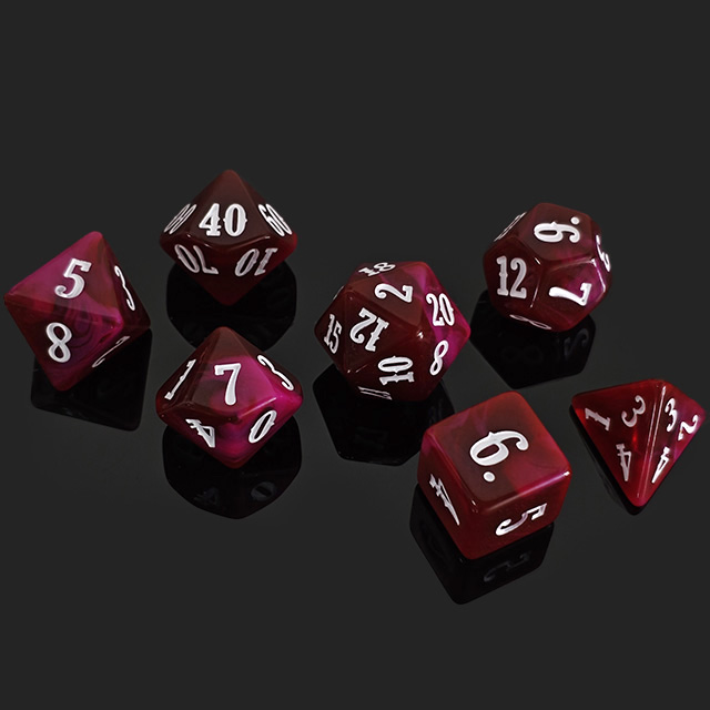 7Pcs Acrylic Polyhedral Dice W - Board Game Font review and price