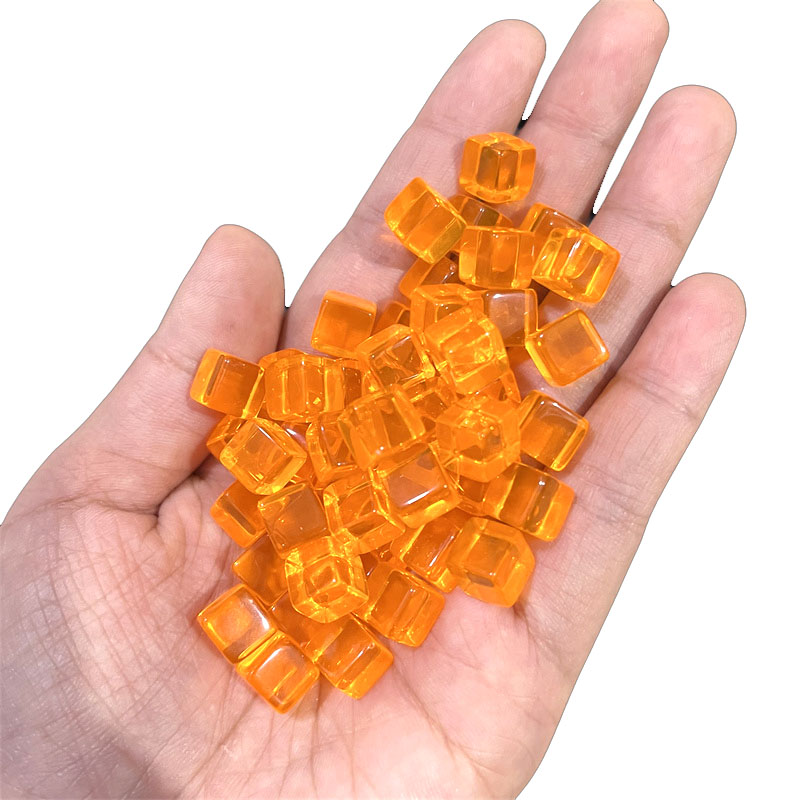 100pcs/set 8mm Clear Cube Dice - Board Game Verdant review and price