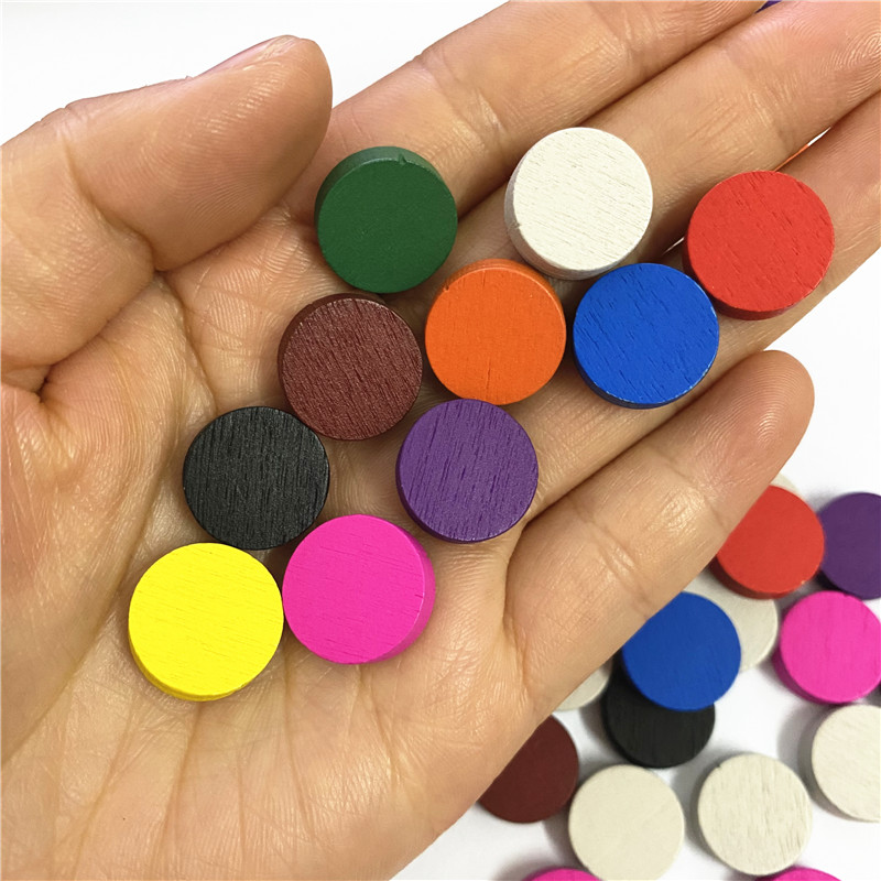 100pieces Diameter 15*5MM Wood - Board Game Verdant review and price