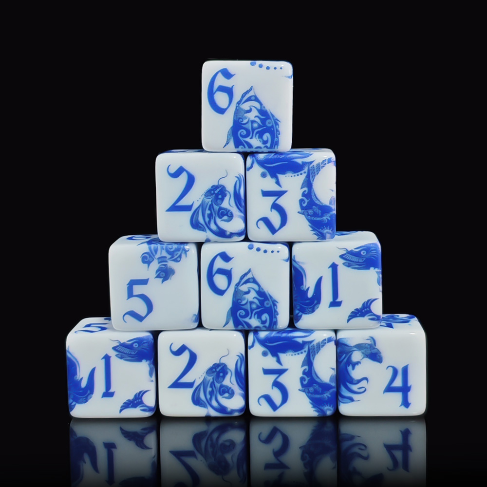 12Pcs Blue And White Porcelain - Board Game Live review and price