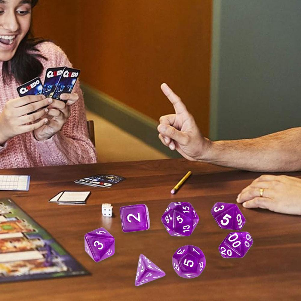 7 Pcs of New Single Color Dice - Board Game Font review and price