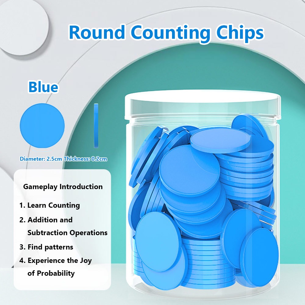 100pcs Plastic Counting Chips  - Board Game Verdant review and price