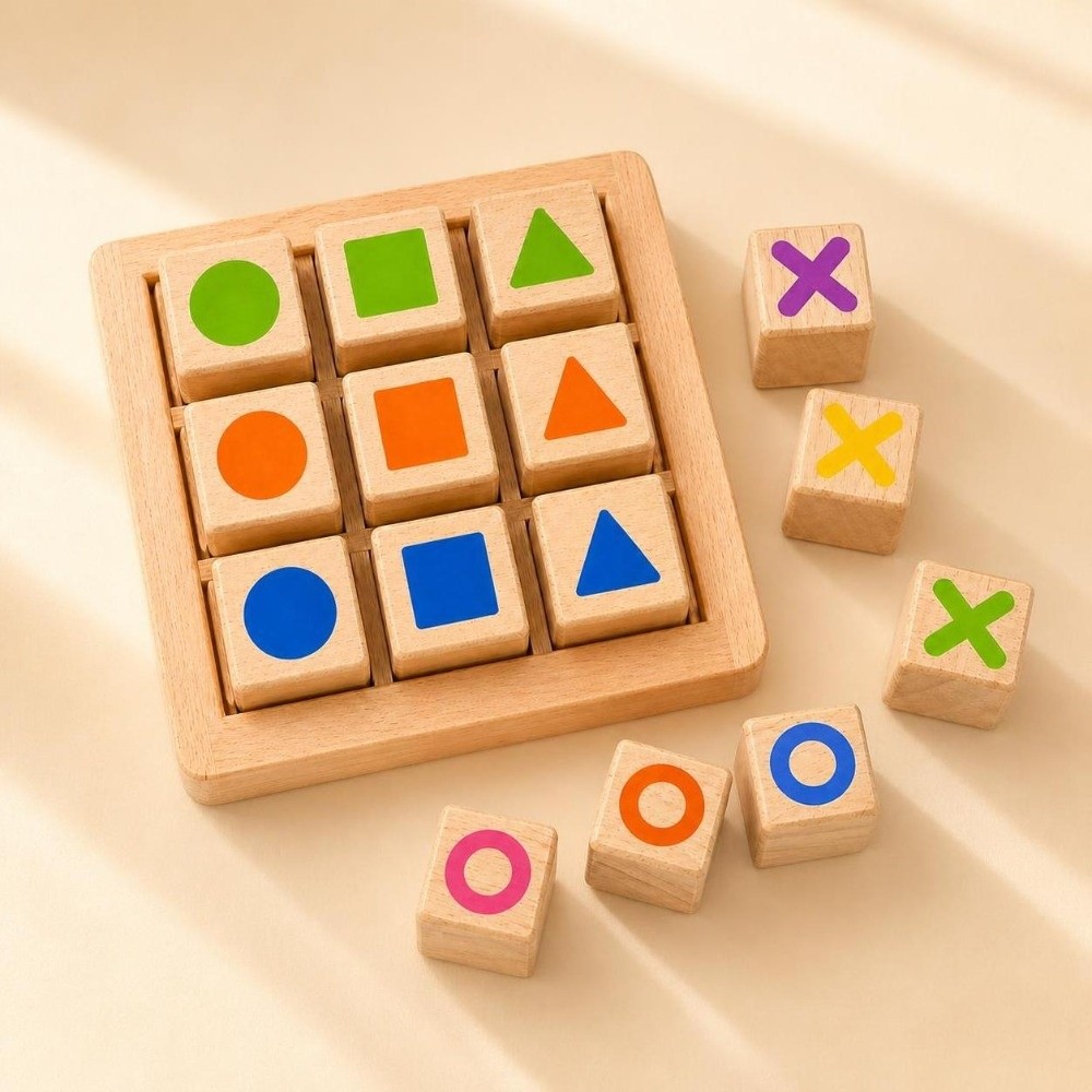 Portable Wooden Tic Tac Toe Tw - Board Game For 5 Players review and price