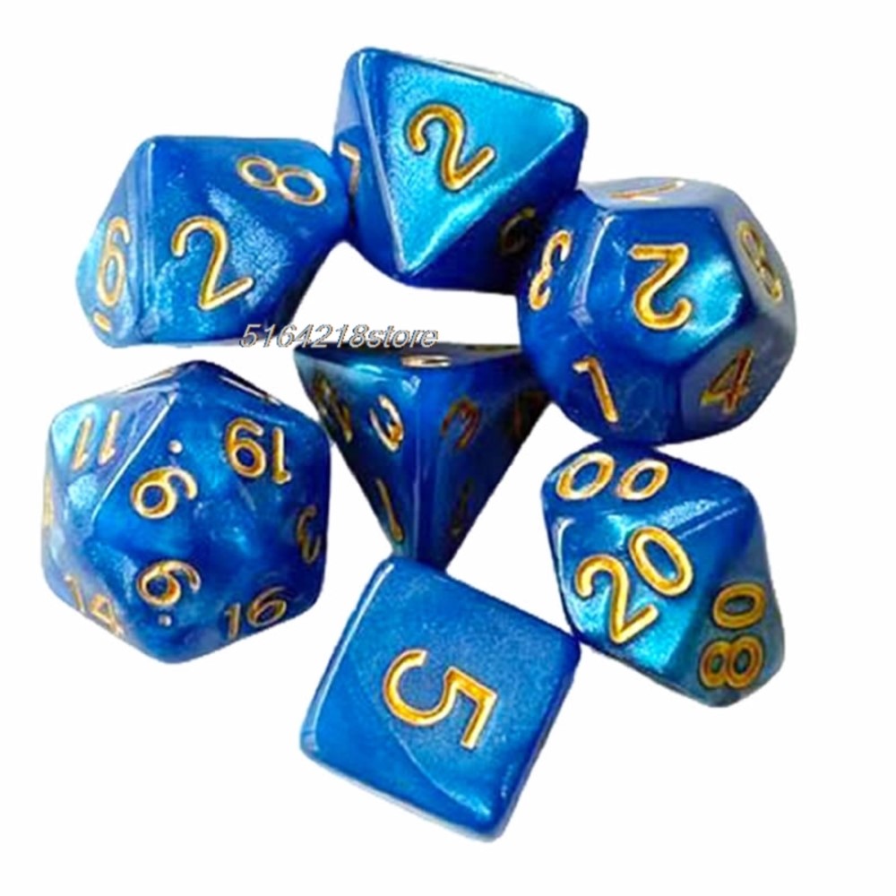 7pcs Set Dice Board Games Roll - Board Game Verdant review and price