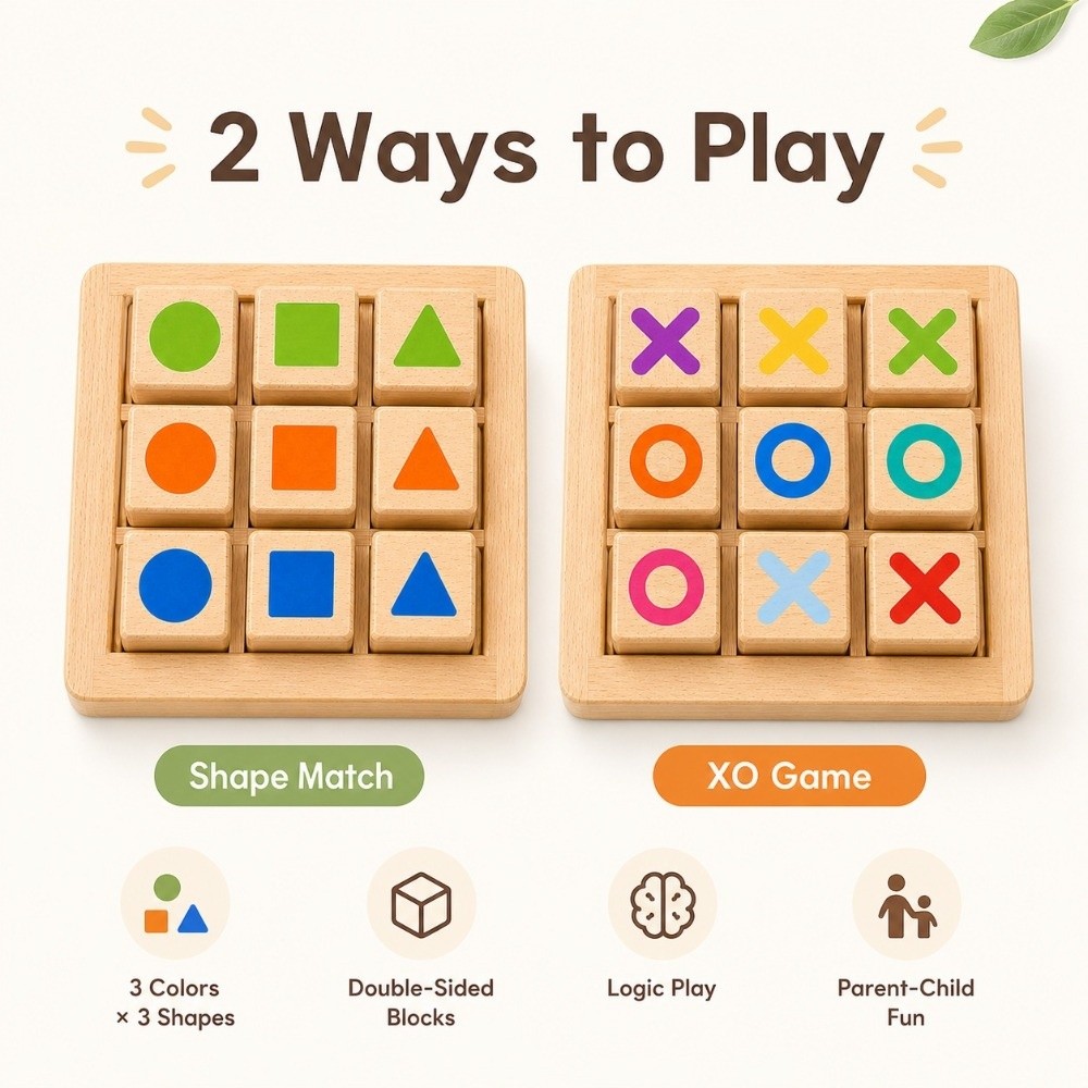 Portable Wooden Tic Tac Toe Wo - Board Game For 5 Players review and price