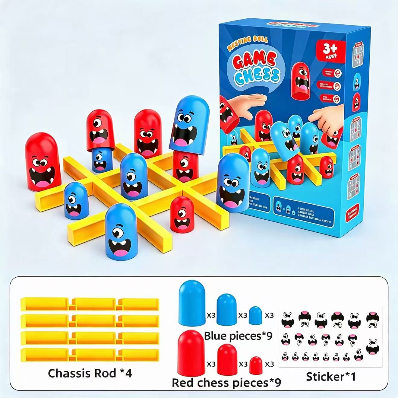Tic-Tac-Toe Eat-and-Be-Sized S - Board Game Live review and price